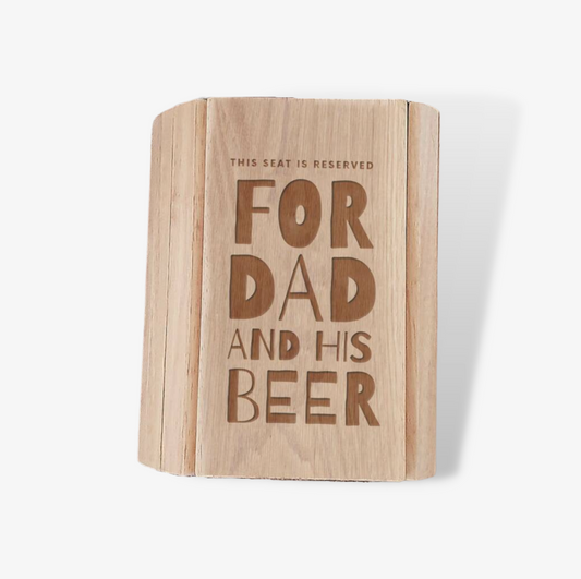 Personalised Wooden Sofa Tray Table For Dad