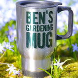 Personalised Gardening Travel Mug