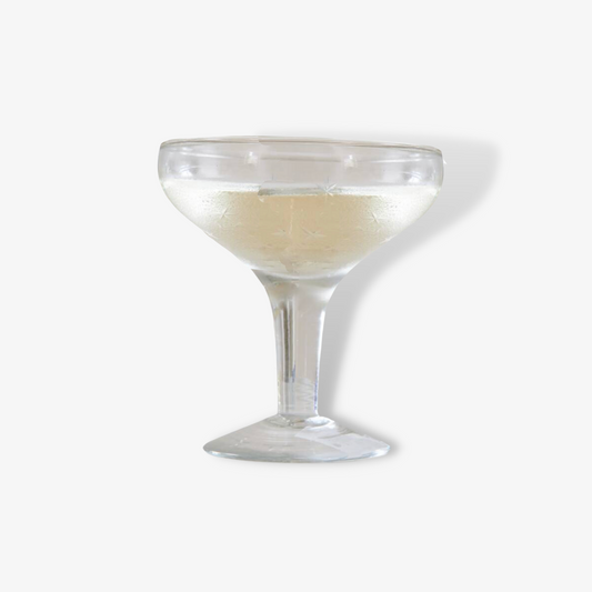A Pair Of Champagne Coupes With Etched Stars