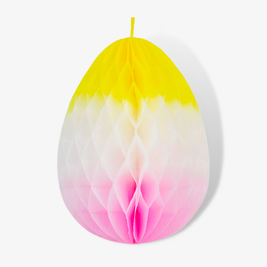 Hanging Honeycomb Ombre Easter Egg