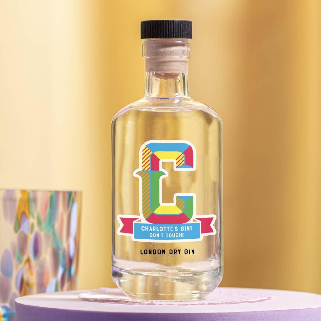 Personalised Bold Letter Gin