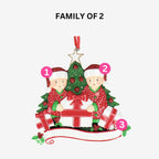 Christmas Presents Bauble - Personalised with 5 Names | Opening Presents Design | Christmas Decor