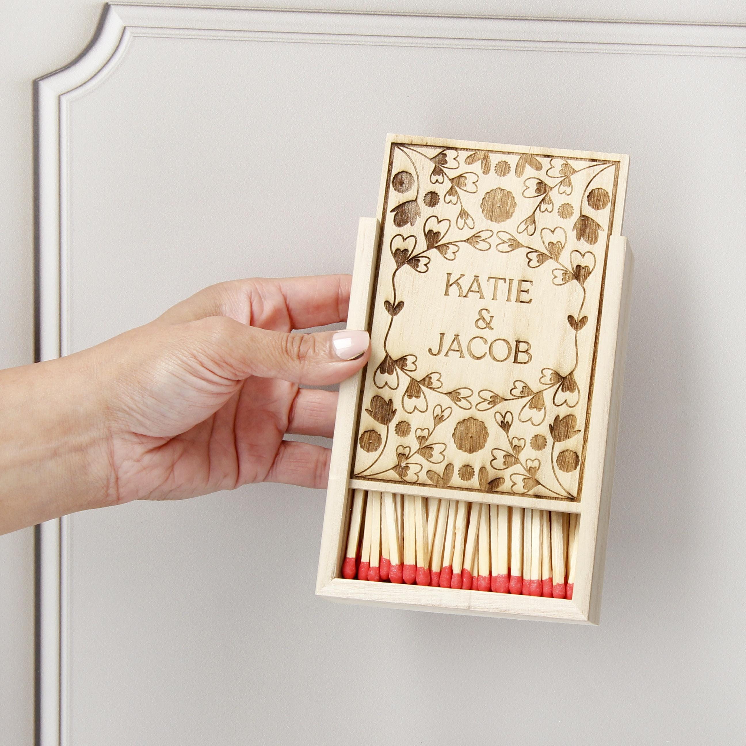 Personalised Couples Large Matchbox Main image