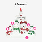 Snowman Christmas Bauble - Personalised | North Pole Design | Christmas Decor