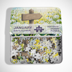 Personalised January Birthday Puzzle - 250/500 Pieces