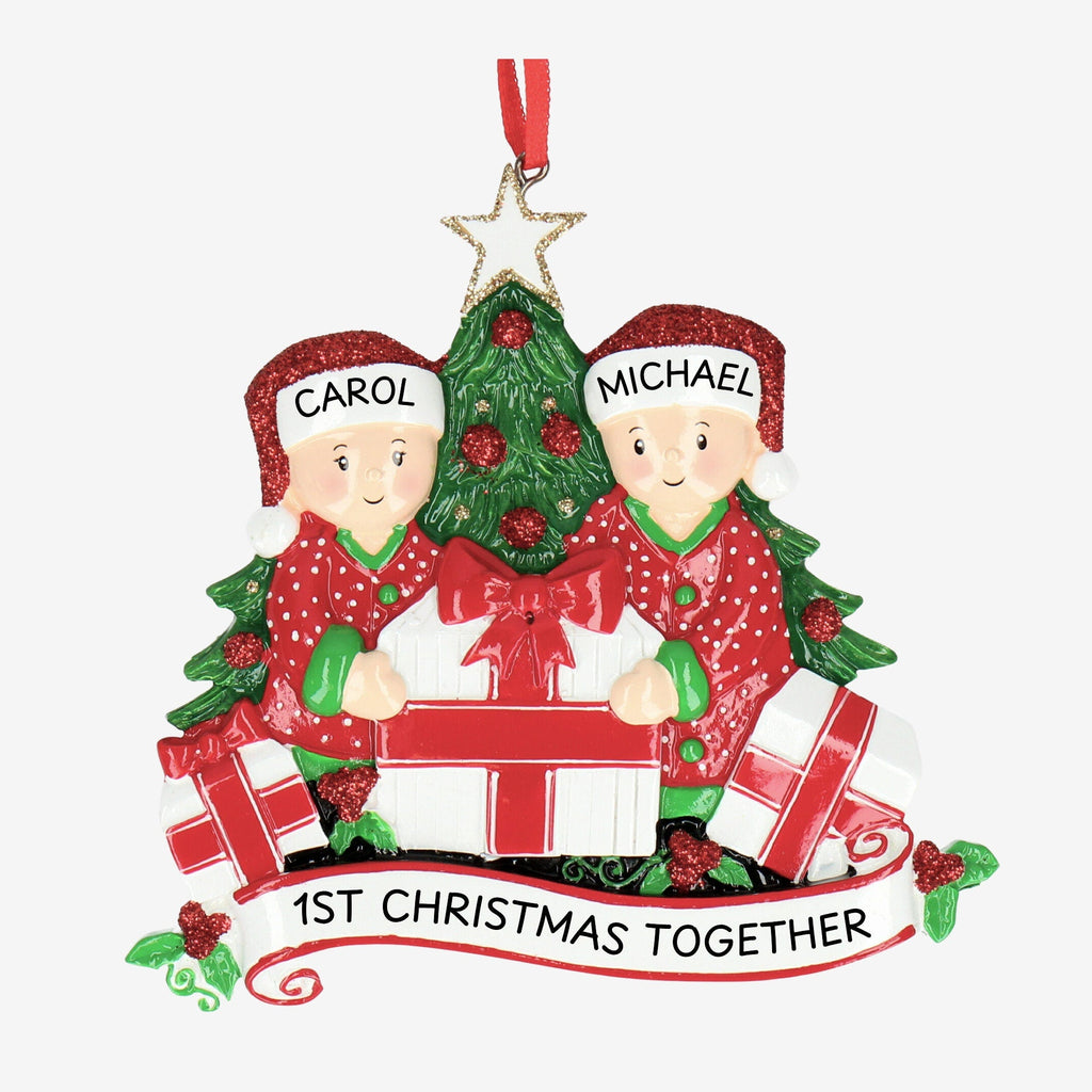 Christmas Presents Bauble - Personalised with 5 Names | Opening Presents Design | Christmas Decor