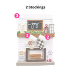Personalised Stockings Christmas Ornament - Hanging Ornament | Holiday Ornament