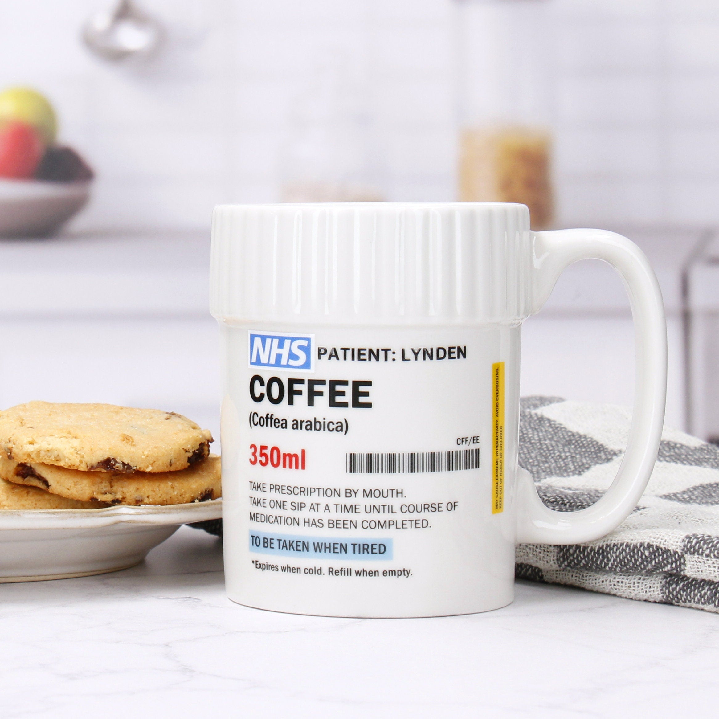 Personalised NHS Coffee Prescription Mug Main image