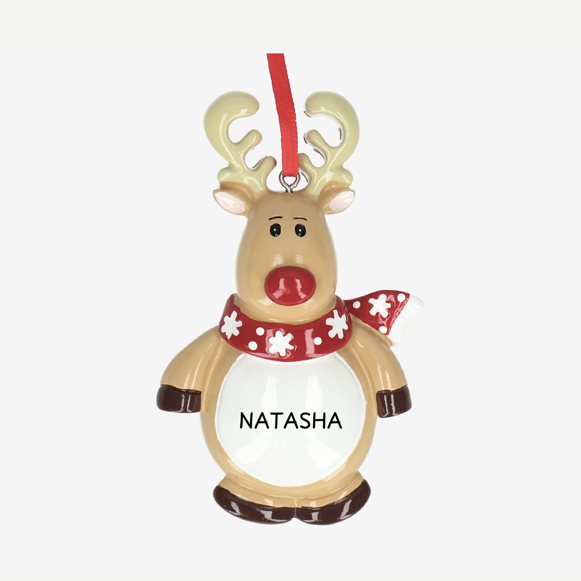 Rudolph Christmas Bauble - Personalise Me | Christmas Decorations | Christmas Tree Main image