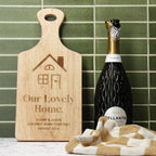 Personalised New Home Engraved Wooden Chopping Board - Small