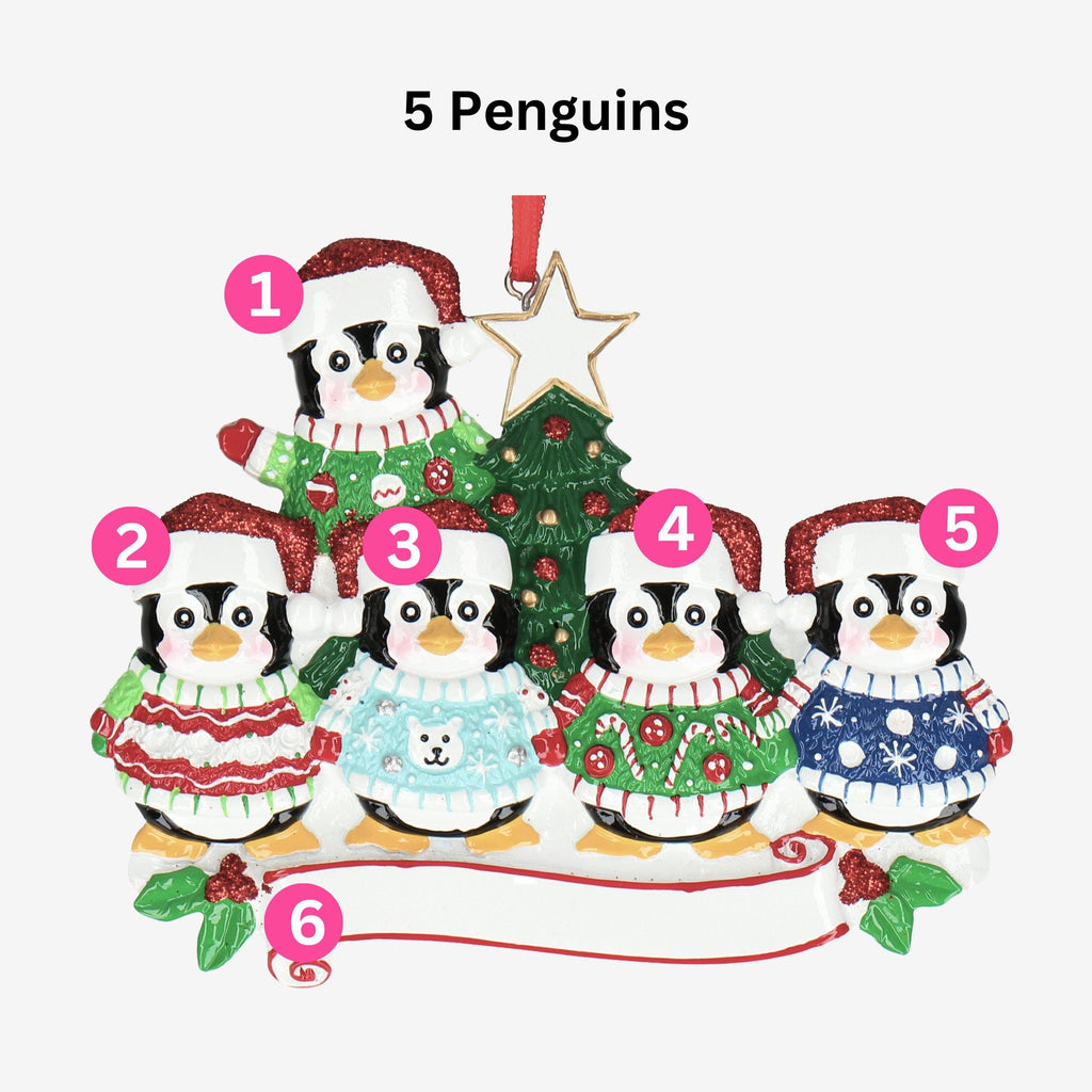 Christmas Jumper Bauble - Personalised | Five Designs | Christmas Decor