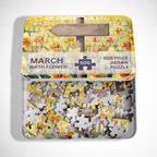 Personalised March Birthday Puzzle - 250/500 Pieces
