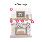 Personalised Stockings Christmas Ornament - Hanging Ornament | Holiday Ornament