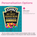 Personalised Jelly Beans Sweets Tin Valentine's Gift