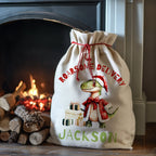 Personalised Christmas Presents Sack - Dinosaur Design