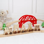 Wooden Letter Train - Gifts for Kids | Train Set | Christening Gift | Baptism Gift | Stocking Filler