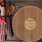 Vinyl Record Chopping Board - Personalised Wedding Gift | First Dance Song | Wedding Gift