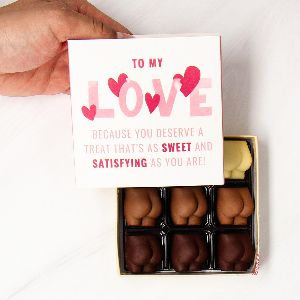 Box of Chocolate Bums - Chocolate Gifts Box | Personalised Gift | Anniversary Gift | Birthday Gift