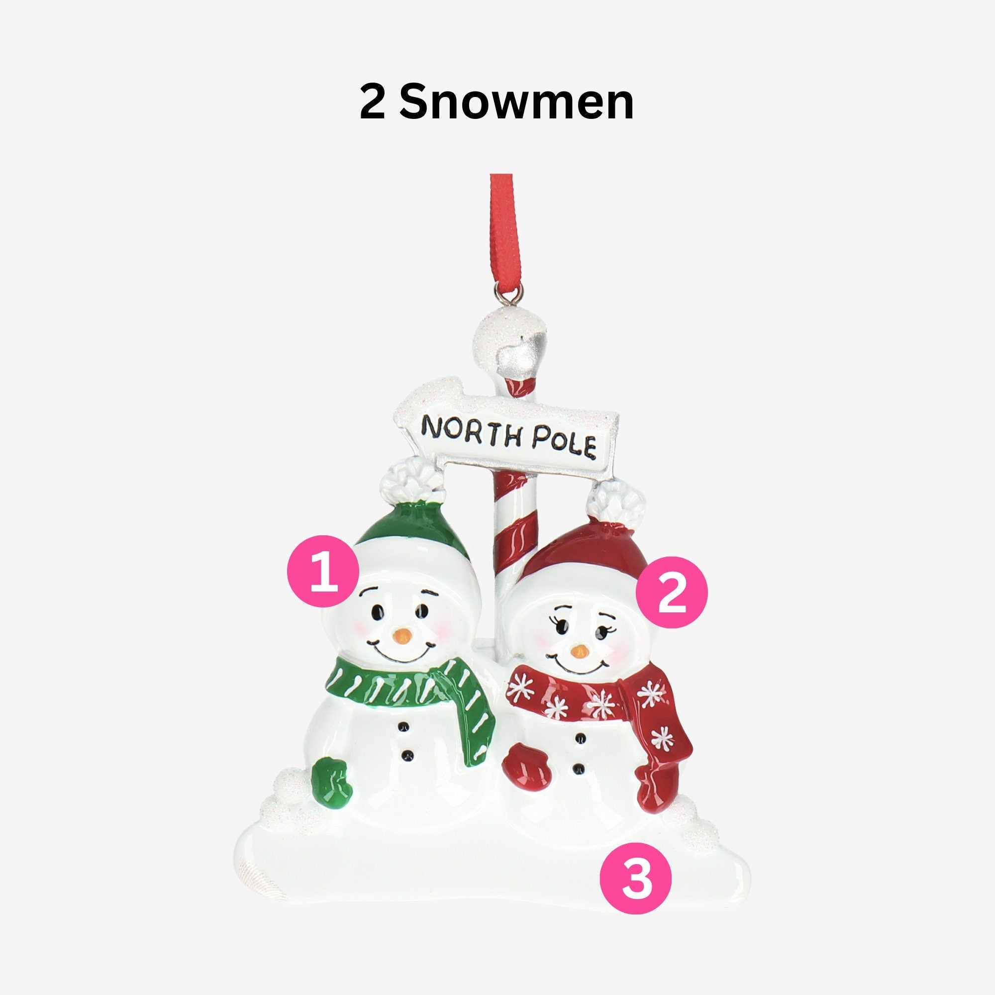 Snowman Christmas Bauble - Personalised | North Pole Design | Christmas Decor