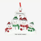 Snowman Christmas Bauble - Personalised | North Pole Design | Christmas Decor