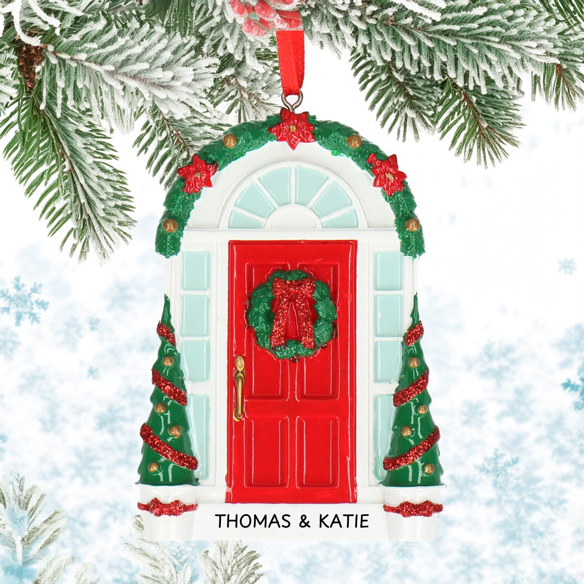 Personalised Christmas Bauble - Add Two Names | Christmass Tree | Christmas Decor Main image