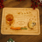 Personalised Laser Wooden Christmas Eve Treat Board | Santa Treat | Fun for Kids