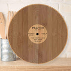Vinyl Record Chopping Board - Personalised Wedding Gift | First Dance Song | Wedding Gift