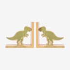 Personalised T-Rex Dinosaur Wooden Bookends - Boys Birthday | First Birthday| Dino Decor