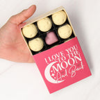 I Love You to the Moon and Back - Anniversary Date Night Chocolates