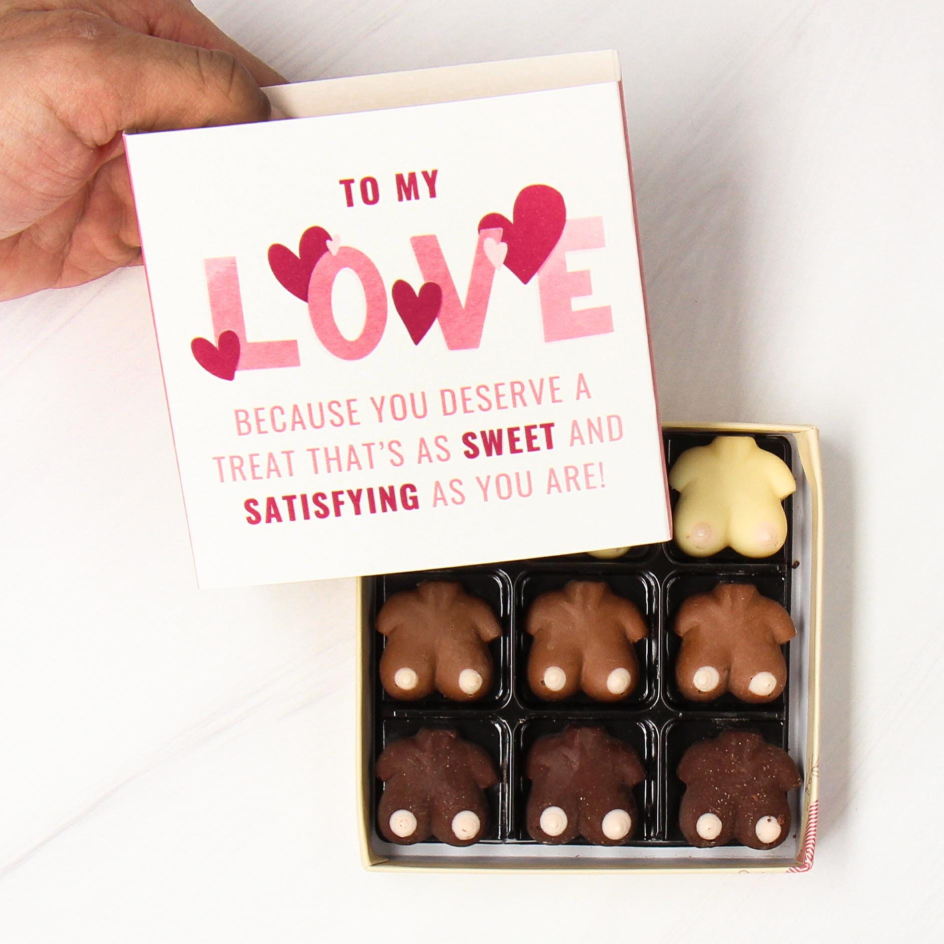 Chocolate Boobs - Box of Rude Chocolate Gifts | Personalised Gift | Anniversary Gift Main image