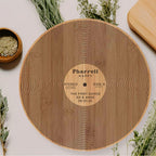 Vinyl Record Chopping Board - Personalised Wedding Gift | First Dance Song | Wedding Gift