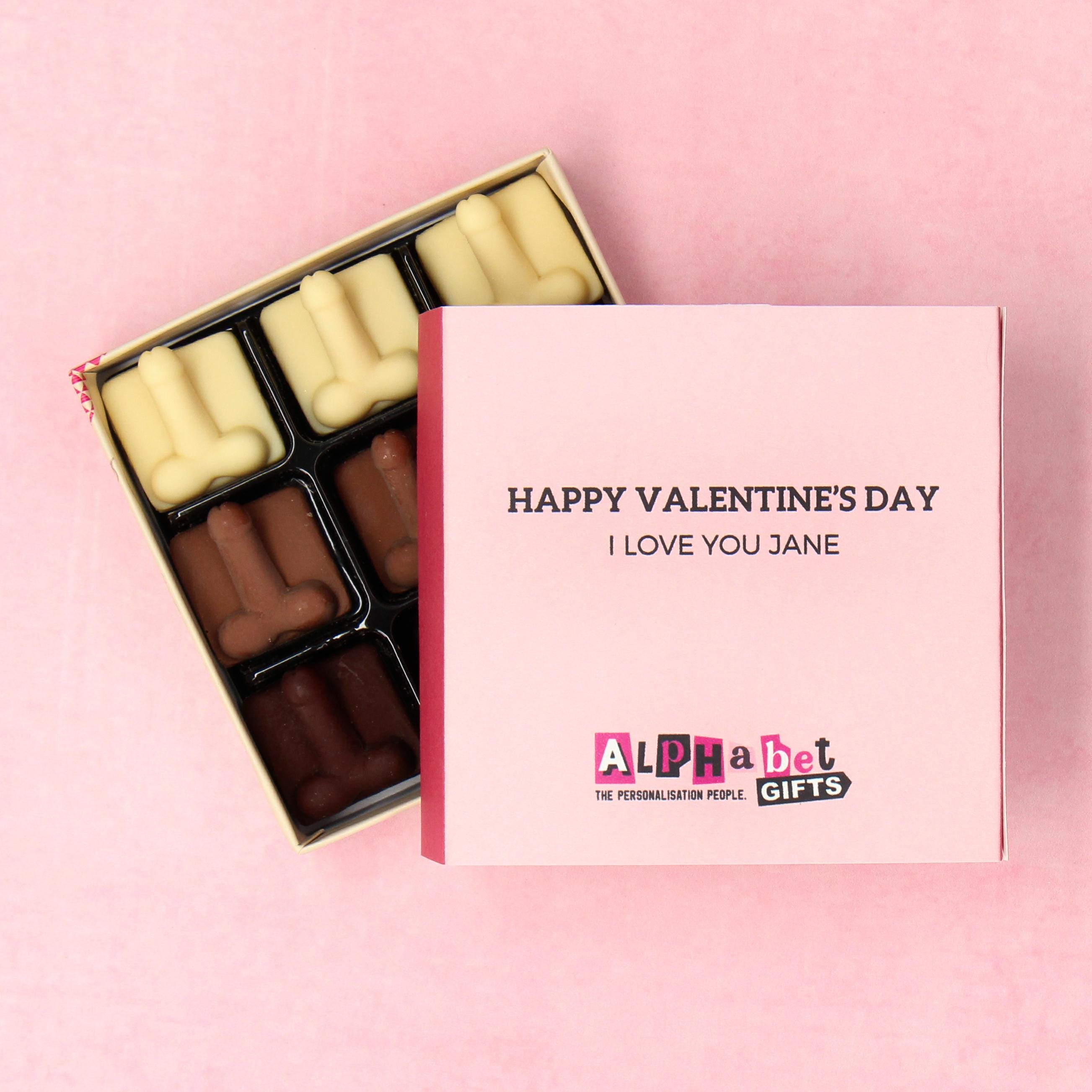 Funny Rude Chocolate Penis Gift Box -  Anniversary Gift | Gifts for Him | Gifts for Her