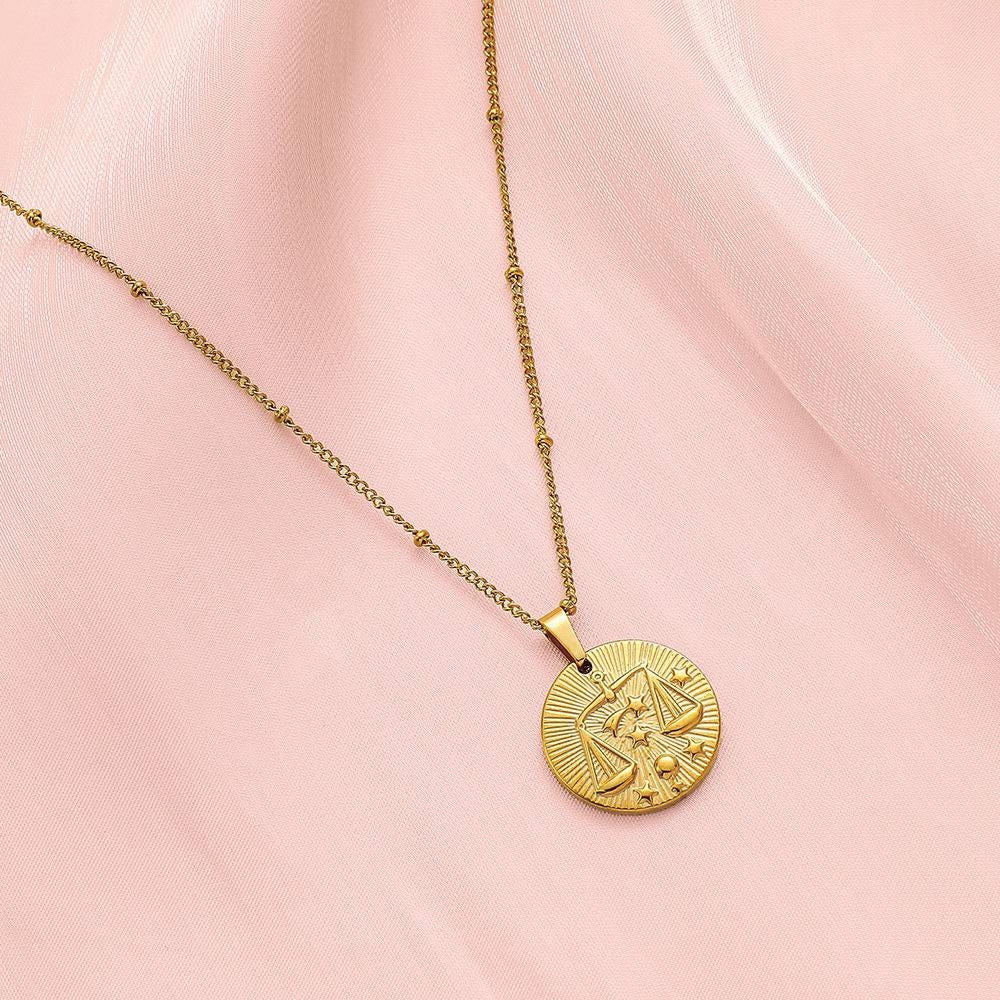Personalised Libra Birthday Tin with Necklace and Bracelet