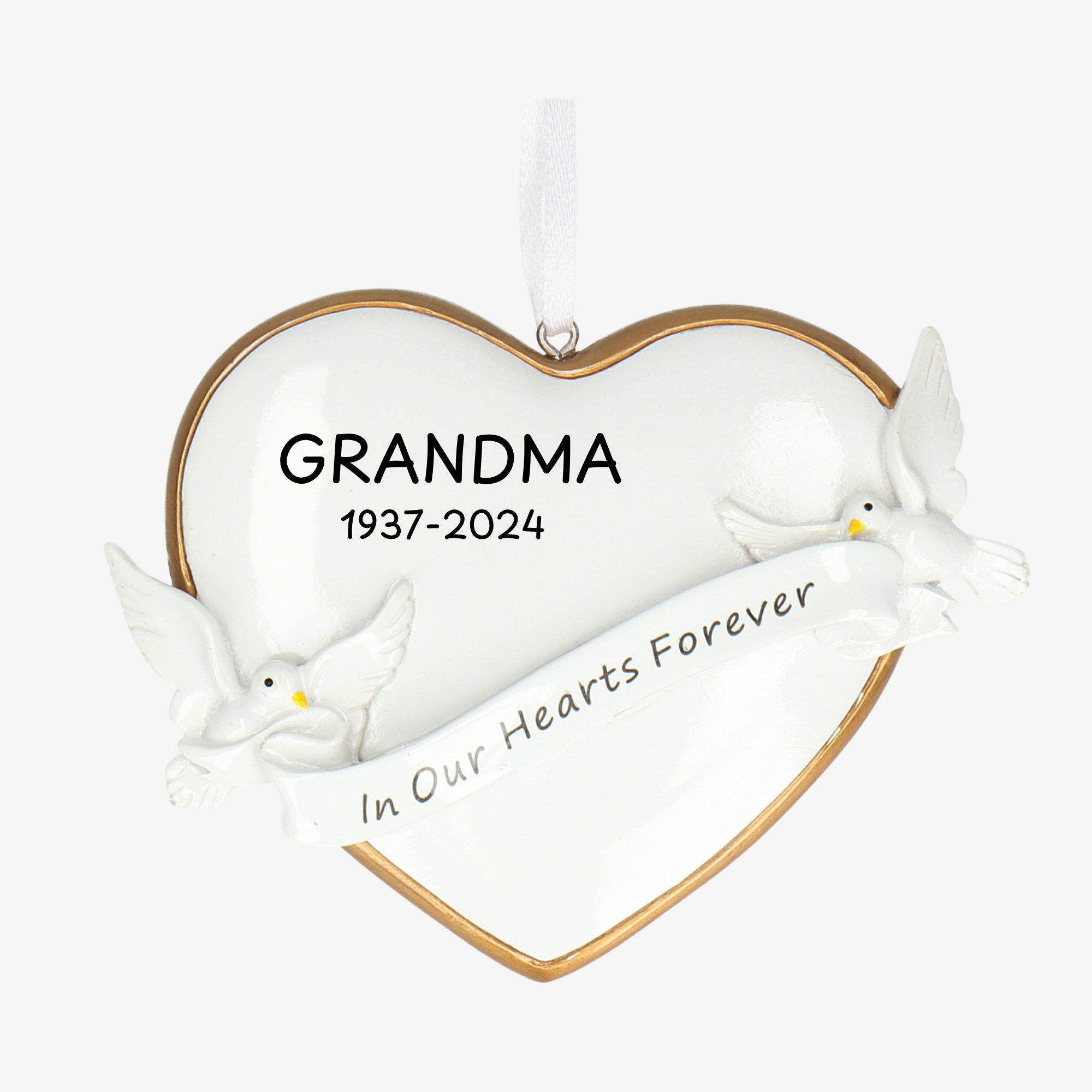 Personalised Memorial Christmas Bauble - Remember Lost Loved Ones | Christmas Decor Main image