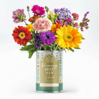 Personalised Blooming Best Nan Flower Tin - Gift For Nan | Grandma Gift