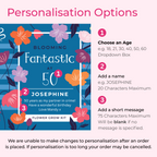 Fantastic At Flowers Tin - Choice of Ages | Birthday Gift | Grow Your Own Flowers