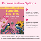 Personalised Flowers For Tits Tin - Grow Your Own Flowers | Gift For Tit Lovers