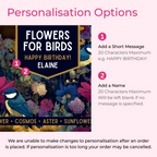 Personalised Flowers For Birds Tin - Grow Your Own Flowers | Gift For Bird Lovers