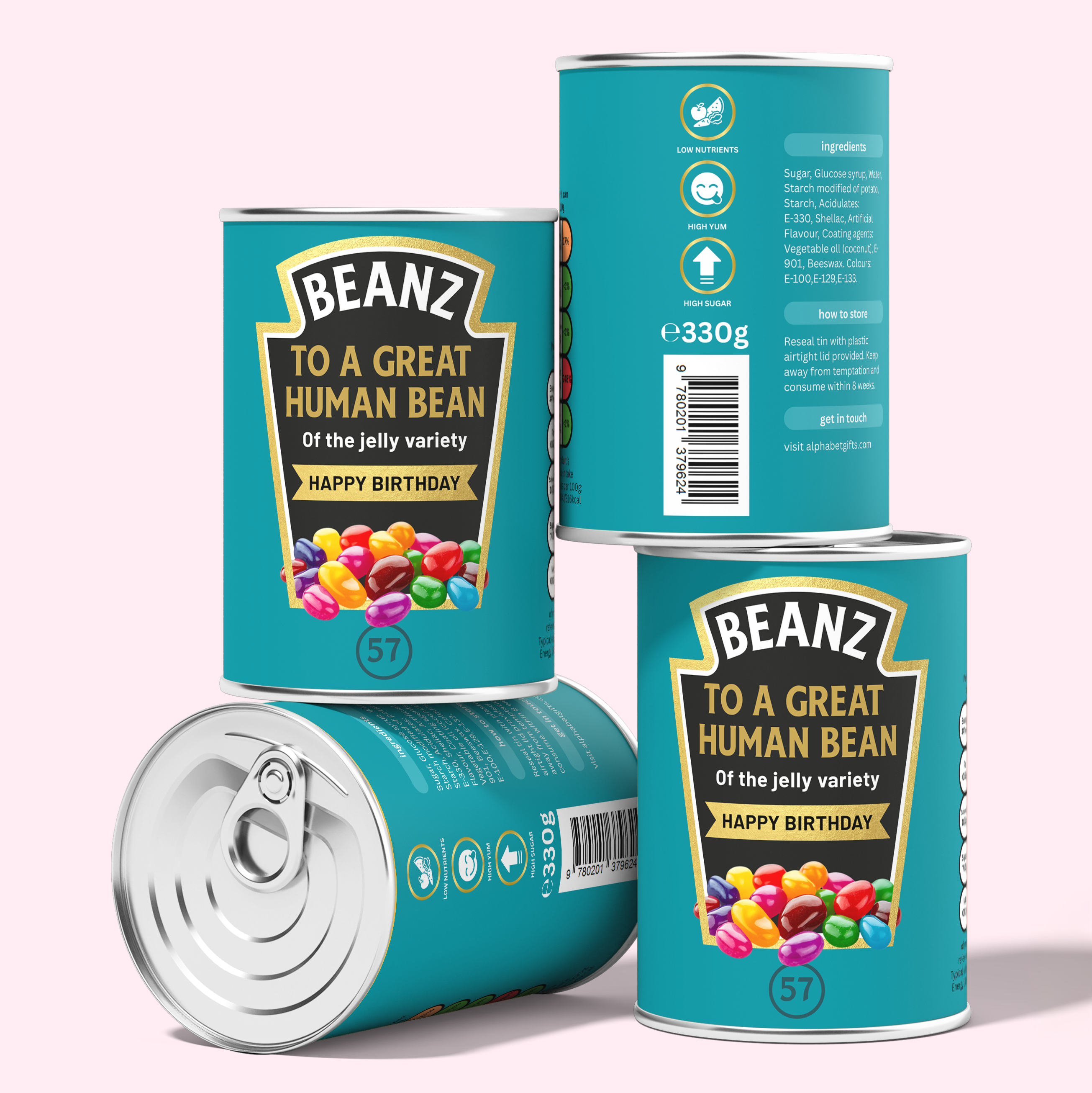 A Great Bean Tin - Assorted Jelly Beans | Birthday Gift