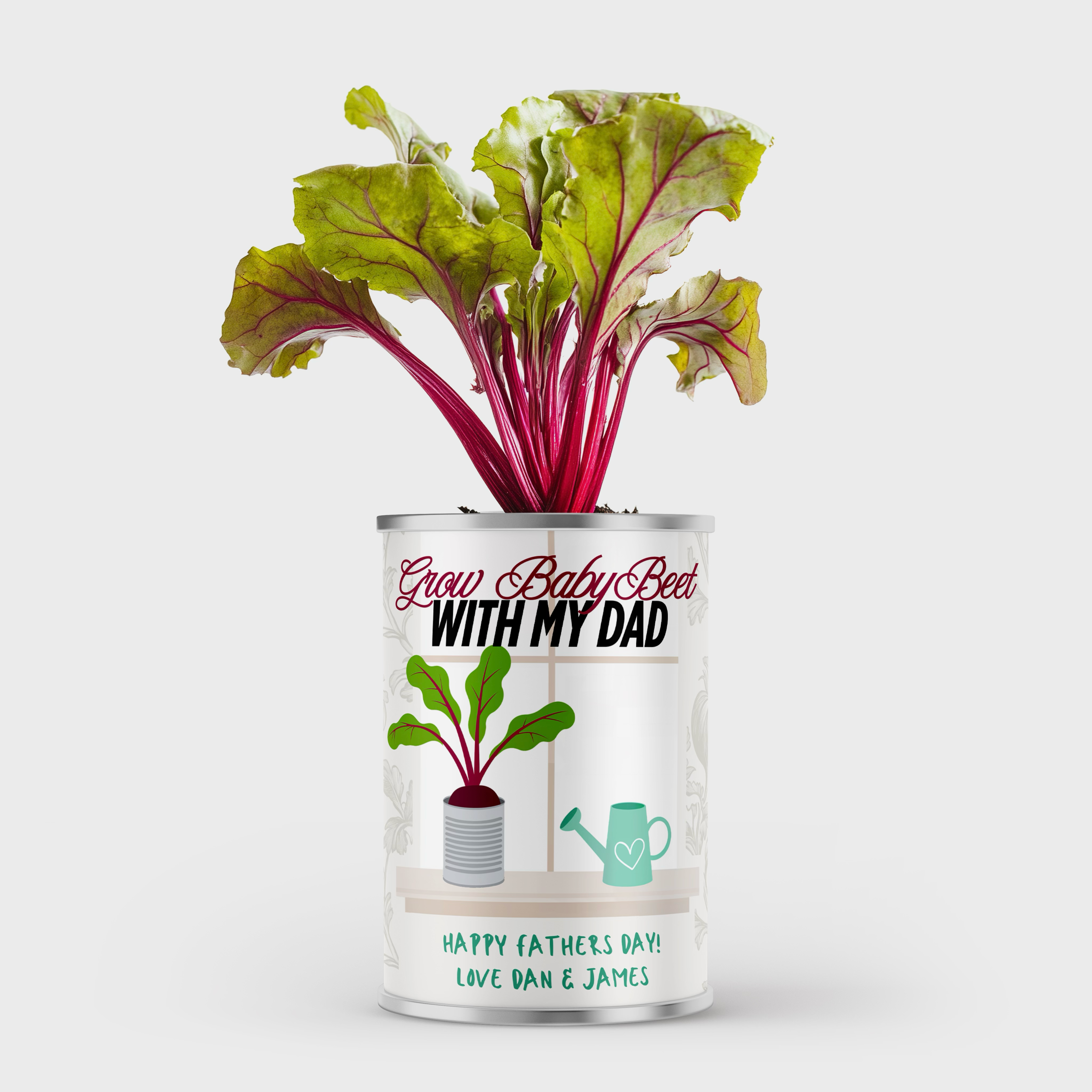 Personalised Grow Your Own Beetroot Vegetable in a Tin Main image