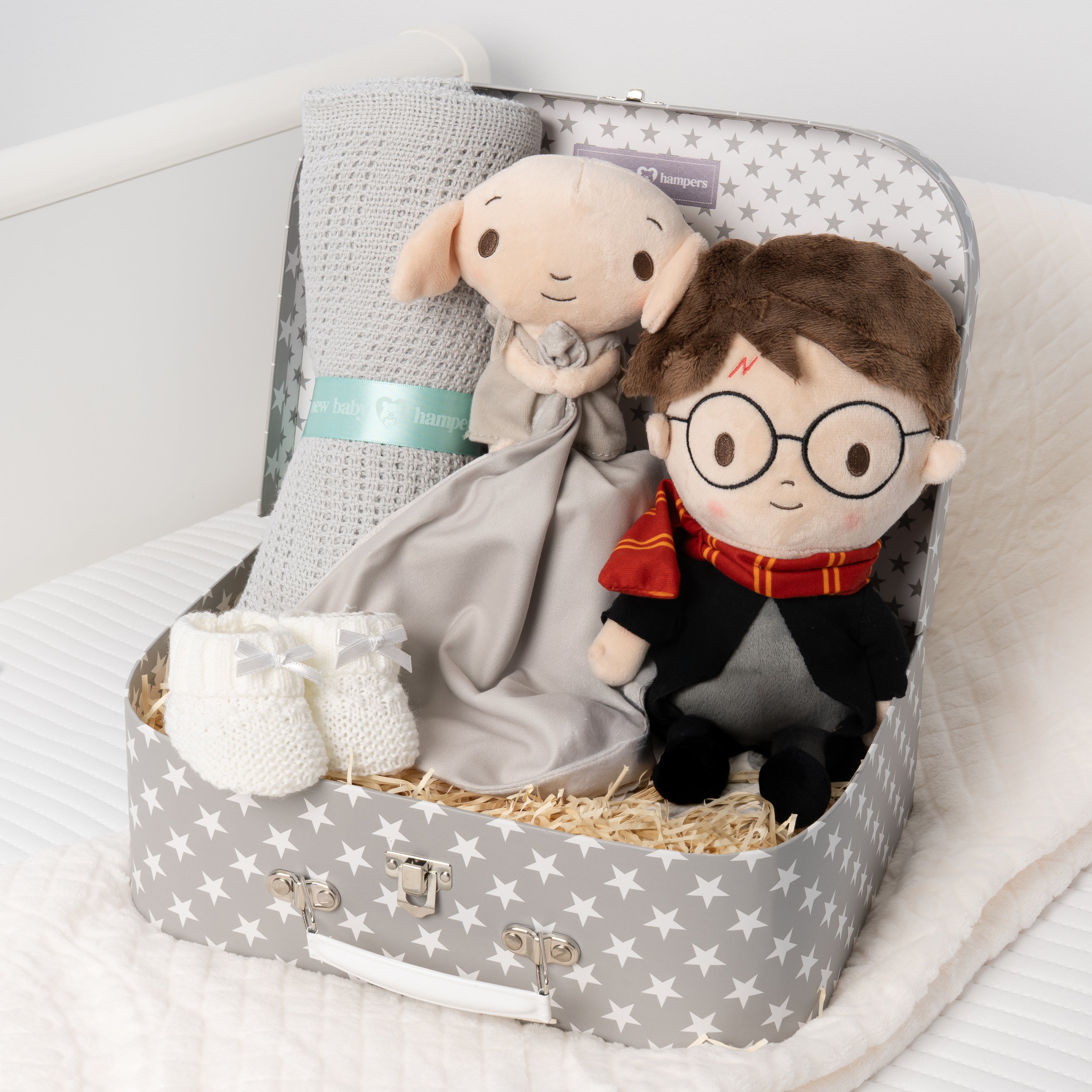 Harry Potter Big Harry Baby Hamper with Blanket - Grey