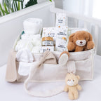 The Ultimate Newborn Baby Essentials Hamper with Blanket - Pink