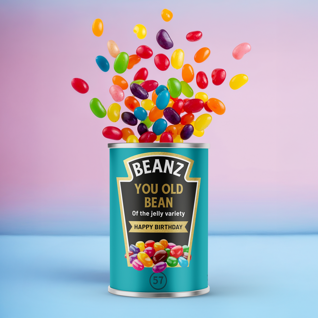 You Old Bean Tin - Assorted Jelly Beans | Birthday Gift