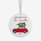 Personalised Christmas Bauble - Family Name Tree Decoration | Christmas Decor
