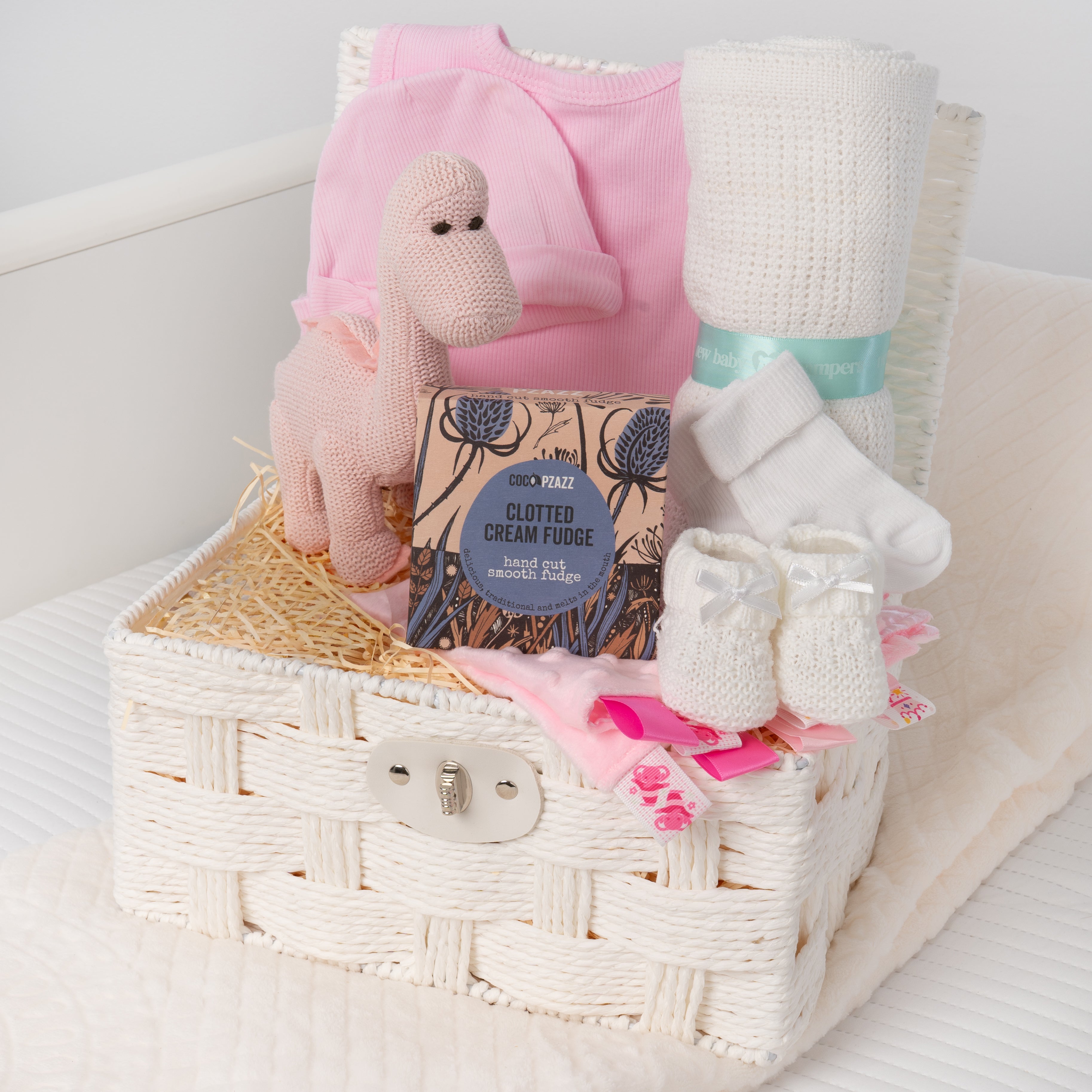 Oh Girl! New Baby Hamper - Pink Edition with Blanket - Pink