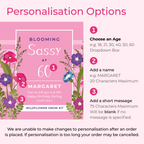 Sassy At Flowers Tin - Choice of Ages | Birthday Gift | Grow Your Own Flowers