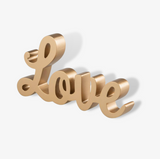 Gold Love Freestanding Word Decoration