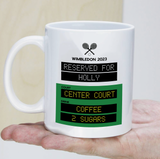 Personalised Wimbledon Style Mug