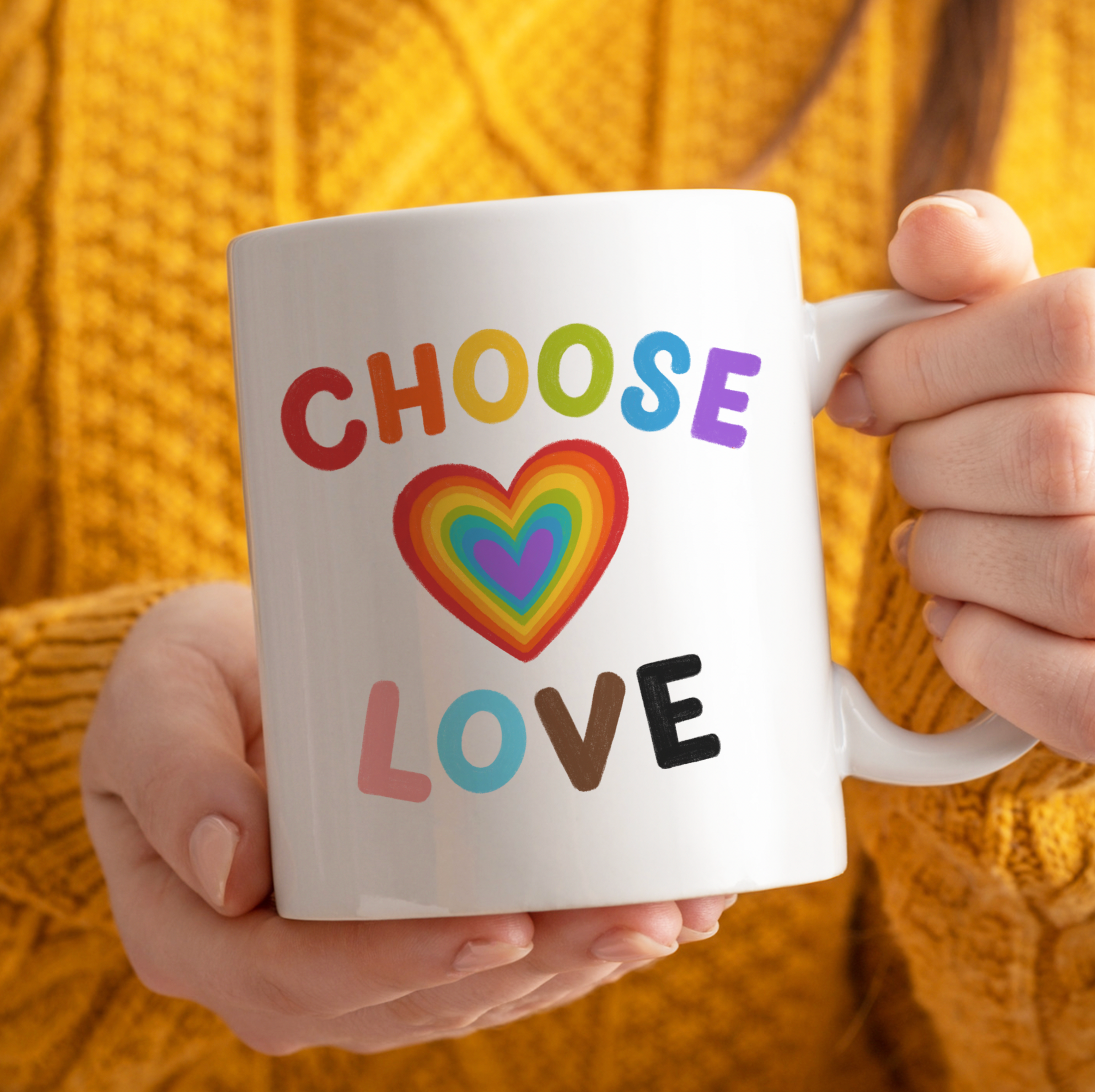 Choose Love Pride Mug