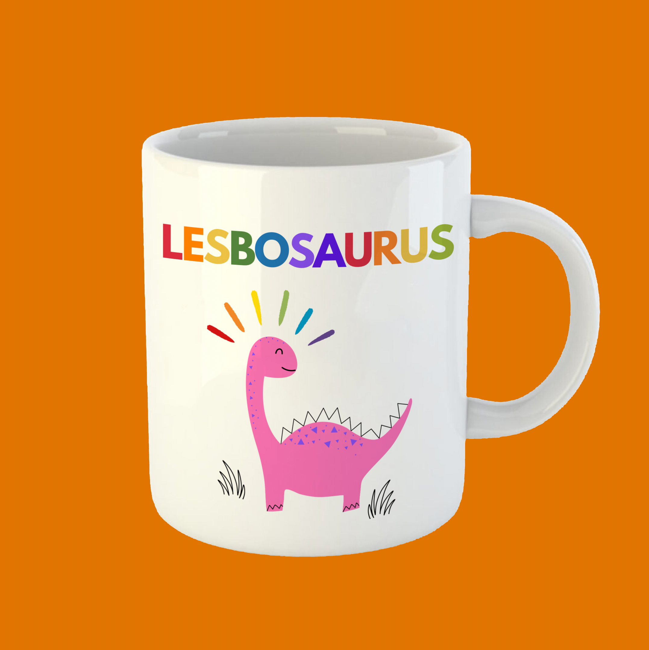 A Beautiful Majestic Lesbosaurus Mug